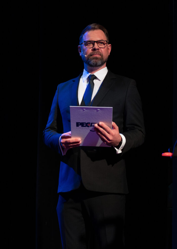 Konferansjer prowadzący galę jubileuszową
