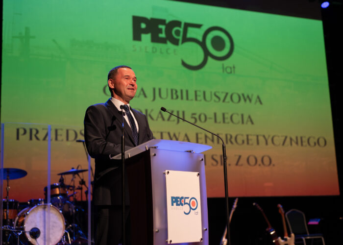 Przemowa Karola Tchórzewskiego Starosty Siedleckiego podczas gali jubileuszowej