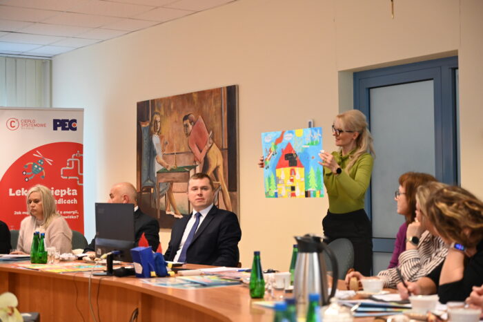 prezentacja pracy konkursowej z poprzedniej edycji projektu Lekcje ciepła w Siedlcach