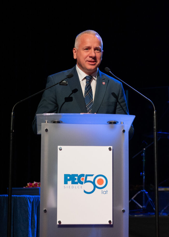 Przemowa Prezydenta Miasta Siedlce Tomasza Hapunowicza podczas gali jubileuszowej
