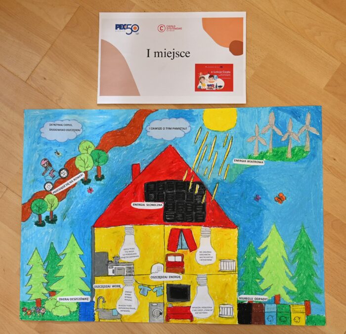 Zdjęcie pracy konkursowej - I miejsce, nagroda 1000 zł – Szkoła Podstawowa nr 11 w Siedlcach, klasa III C, opiekun Pani Agnieszka Krusińska